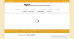 Desktop Screenshot of cocld.org